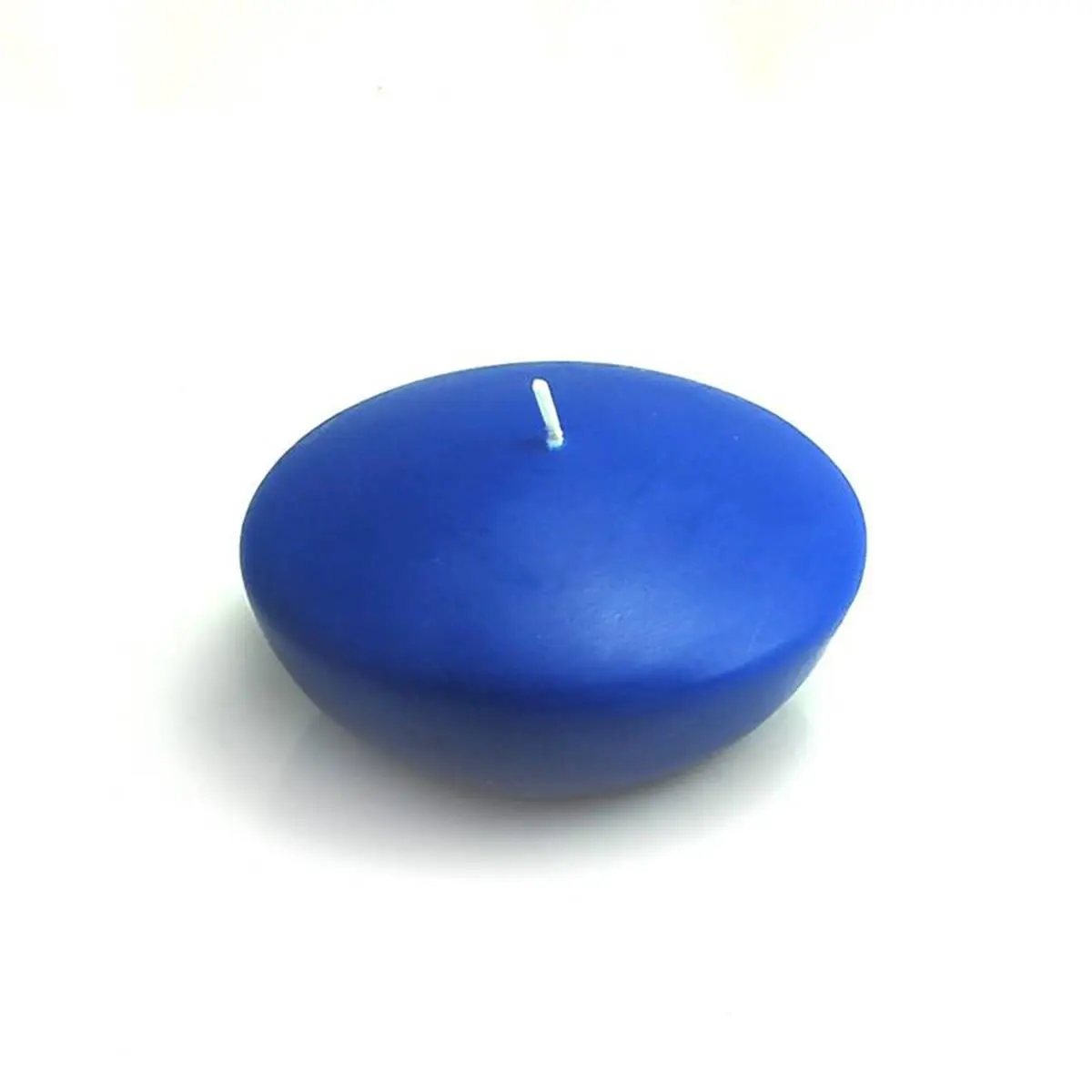 CFZ-057-0 3 in. Round Unscented Floating Candles, Blue Decor Candles for Room Decor - 12 Pieces per Box