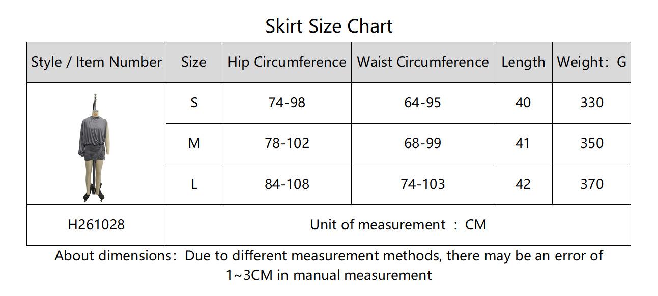 2026 Autumn New Women's Fashion Elegant Half-High Collar One-Shoulder Top with Hip-Hugging Pleated Irregular Skirt