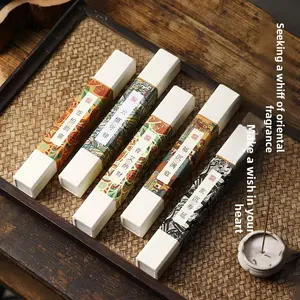 Five Blessings Agarwood & Sandalwood Incense Sticks for Indoor Aroma Household Use Oriental Fragrance Aromatherapy
