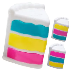Non-Food Stress Relief Toy Squeeze Fun Two Styles Pizza Cake Mini Gift Box Sensory Plaything Ideal for Relaxing Moments