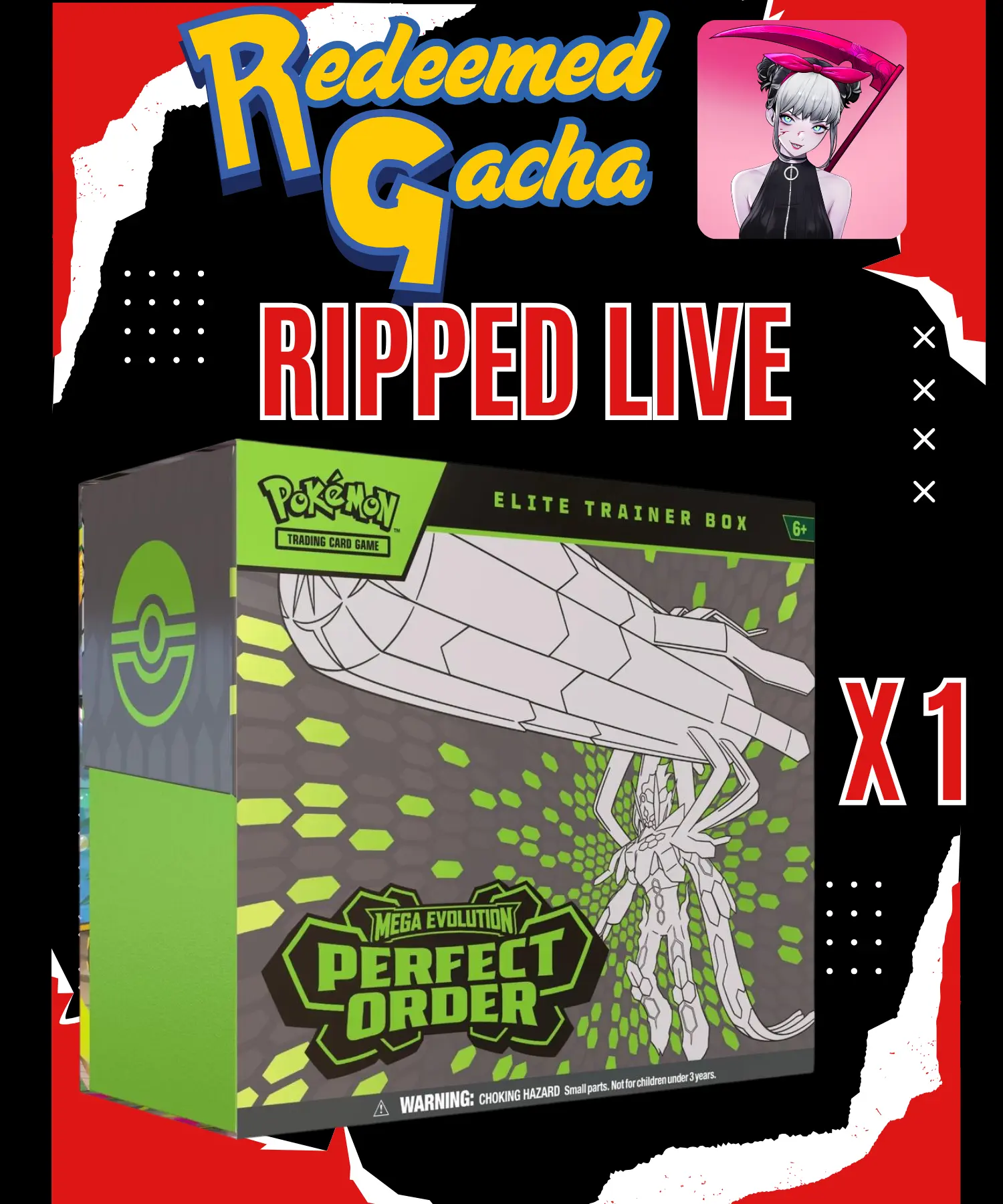 1x Pokémon TCG Perfect Order Elite Trainer Box ETB - Ripped LIVE
