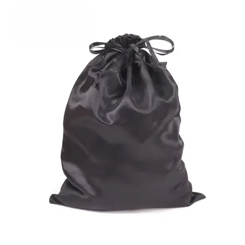 1 Pc Satin Wig Bags Random Colors Optional Hair Extensions Storage Bags for Home Packaging Tools Lightweight Organiser