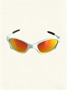 Unisex Sport Sunglasses, Wraparound Bicycle Running Golf Motorcycle Glasses, Large Outdoor Sunshade, PC Frame, All Seasons