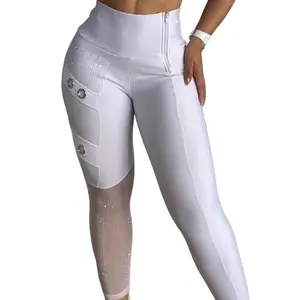 Leggins blanco 1pie trans