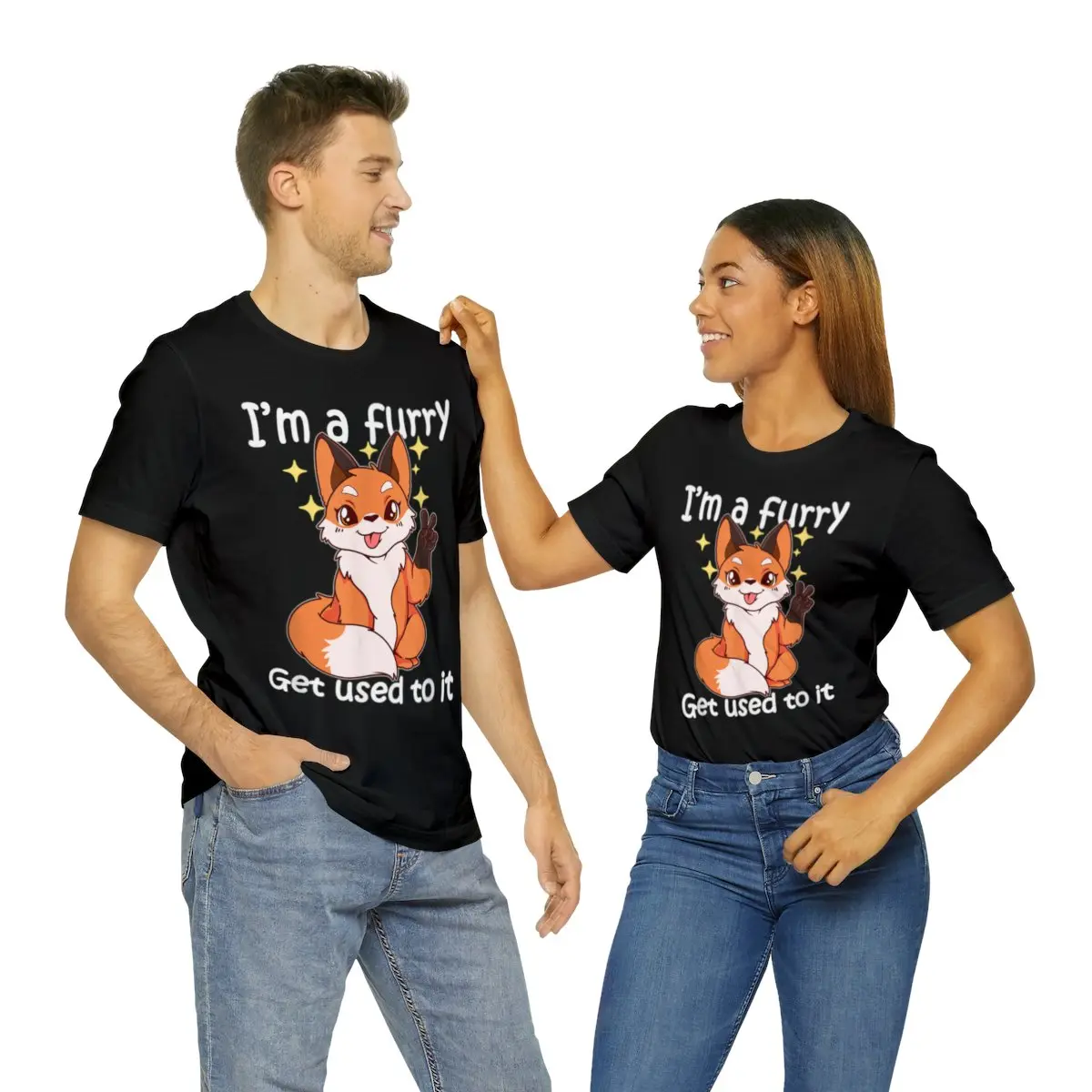 Cute Furry Im A Furry Get Use To It T-Shirt, Cute Fox Retro Animal Zoo Shirt, Passion Wild Fan Nature Humor Tee