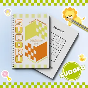Kids Sudoku Brain Training Workbook – Fill-in Number Grid Puzzles for Smart Problem Solvers