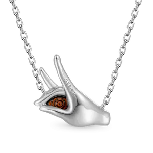 Gnoce Chainsaw Man 925 Aki Kon Pendant Necklace