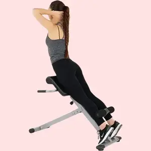 Back Extension Machine, Home Gym Fitness Cross Trainer for Core & Lower Back Strength Training