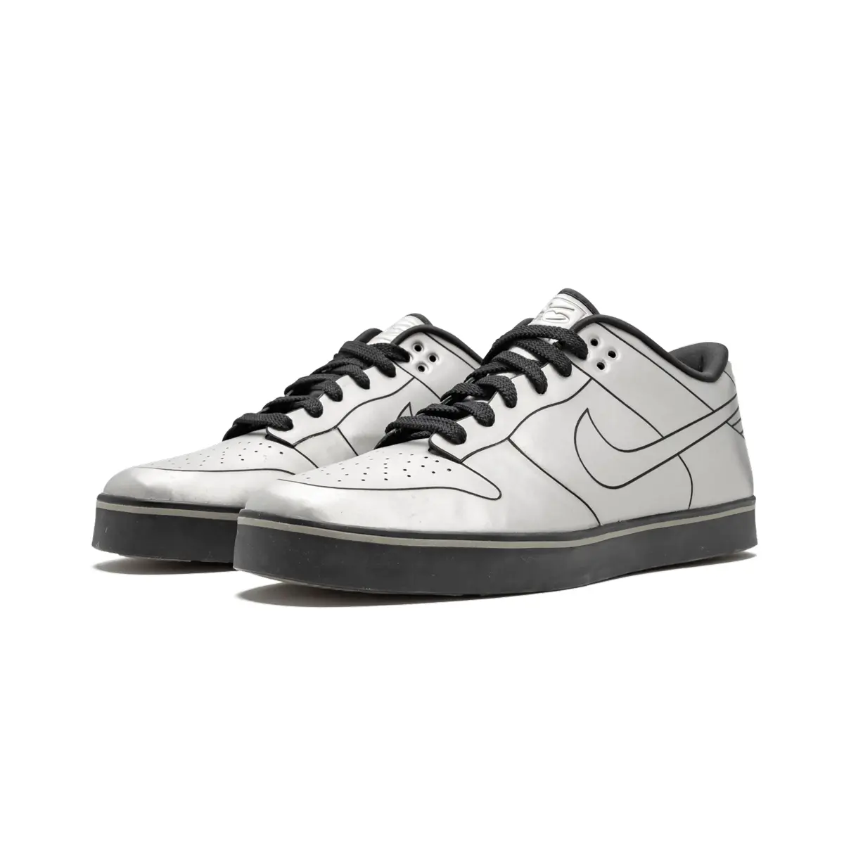 Mens Size 11 Nike Dunk Low 6.0 SE Delorean DMC-12 Silver Back To The Future 2010 Nike Dunk SE 6.0 Delorean | eBay main image 2