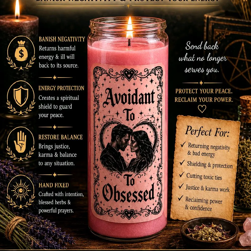 Avoidant to Obsessed Ritual Candle Unscented