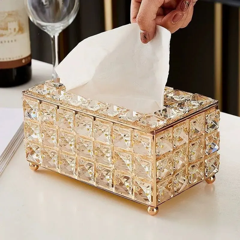 Rectangular Paper Towel Holder Set, Bathroom Organizing Accessories Toilet Bedroom Living Room Desk Office Makeup Table Organizer, 1 Piece Paper Towel Box Stand