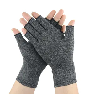1Pair Compression Gloves | Wrist Support Joint Hand Brace for Women and Men, Care Wristband, Fashionable Knit Fabric Touchscreen Compatible