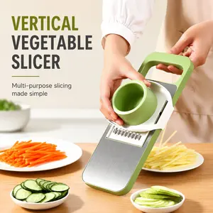 Stainless Steel Vegetable Cutter – Multi-Function Slicer & Chopper for Salad, Stir-Fry & Snacks, Easy to Clean & Compact Kitchen Tool Utensils Chopping
