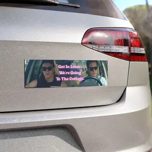 Heated Rivalry Car Magnet – Funny Hockey Romance Meme Bumper Magnet, Bookish Fandom Car Decor Gift