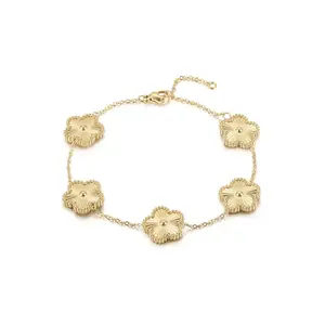 Golden Clover Bracelet