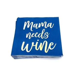Mama Needs Wine Cocktail Napkins - 20ct