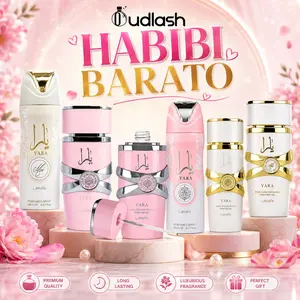 Habibi Bundle | Lattafa | Yara + Yara Moi + Yara Moi Oil + Yara Oil + Yara Oil + Yara Body Spray + Yara Moi Body Spray | 20 ML - 200ML | Eau De Parfum | Heliotrope-Orchid, and TangerineWomens Fragrance