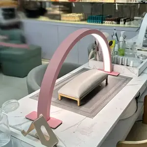 Half-Moon Shape Nail Lamp, USB Powered LED Light, Perfect for Manicure Eyelash Care, Ideal for Nail Techs and Foot Spa, Led Lighting