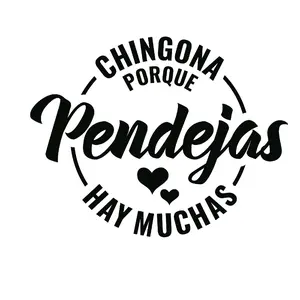 Chingona Vinyl Car Decal - Customizable Car Sticker for Windows and Other Surfaces