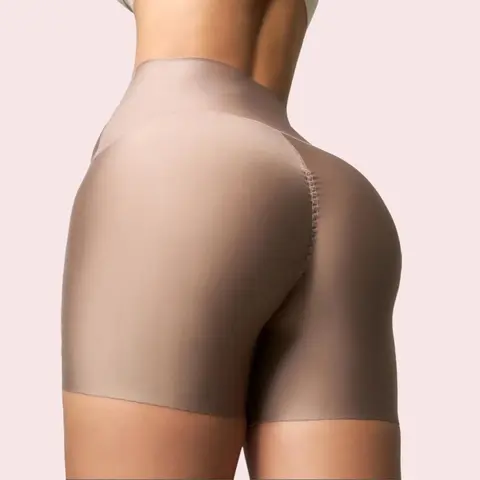 Sonryse Women's High-Waisted Scrunch Butt Active Yoga Shorts - High Stretch, Athletic Cut, Gym Scrunch, Light Compression Sports Shorts with Anti-Chafing Design, Microfiber Elastic Waist for Under Dresses, High Stretch Shorts