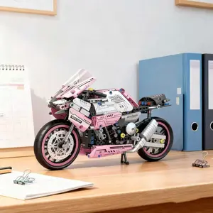 2042 Piece Racing Champion Returns Building Set, 1:5 Scale Motorcycle Model Kit, Precision Parts Easy Assembly, Collectible Engineering Toy