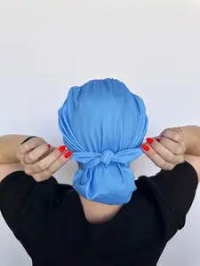 DuoStyle Scrub Hat - Bright Ceil Blue