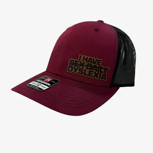 I Have Dyslexia Hat. Flex Fit / Richardson / Flat Bills / Golf Hats