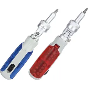 Professional Ratchet Screwdriver Set 15 In 1 Rotation Portable Repair Screwdriver Metal Alloy Compact Repair Screwdriver Set Ratchet Screwdriver Set 15 In 1 Rotation Portable Repair
