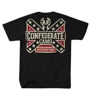 Confederate Camo Legacy Shirt, Unisex Confederate Heritage Tee, Classic Southern Pride Tops Tshirt, Patriotic Menswear, Men's Gifts, Gift For Him