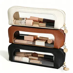 Portable Makeup Brush Bag,Zipper Storage Bag Organizer Pouch,Versatile Storage Stationery, Travel Storage Bag, Portable Cosmetic Storage Bag,Essential storage bag for fashionable girls
