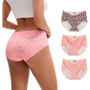 Women's Seamless No Show Hipster Panties Invisible Light Underwear 3-Pack