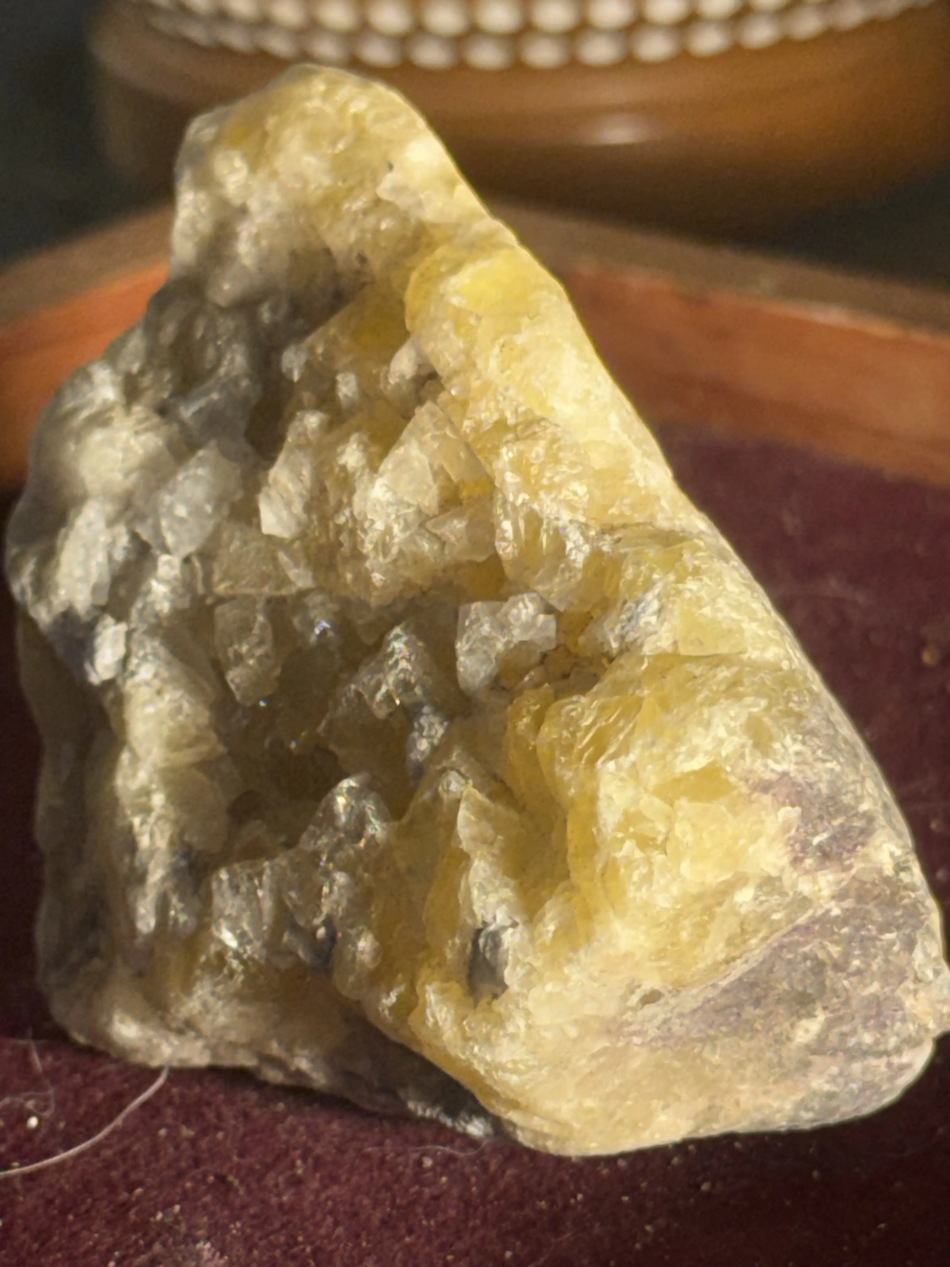 Citrine crystal cluster