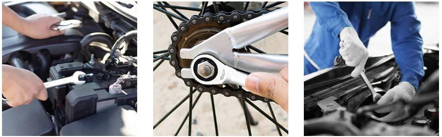 【Restock Sale】GARVEE Ratcheting Wrench Set 20 PCS SAE 1/4"-3/4", Metric 6-19mm, Flex Head 72-Tooth, Chrome Vanadium Steel, Includes Storage Bag 【Restock Sale】GARVEE Ratcheting Wrench Set 20 PCS SAE 1/4"-3/4", Metric 6-19mm, Flex Head 72-Tooth, Chrome Vanadium Steel, Includes Storage Bag