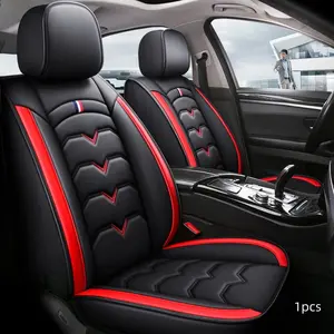 Universal Car Seat Cushion Cover, Durable PU Material, Anti-Scratch & Waterproof Design, Perfect Fit for All Seasons Use, Seasonal Use