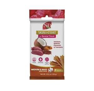 N&D Quinoa Skin & Coat Venison Adult Canine Medium & Maxi Treat