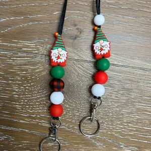 Cute Christmas Gnome Lanyard