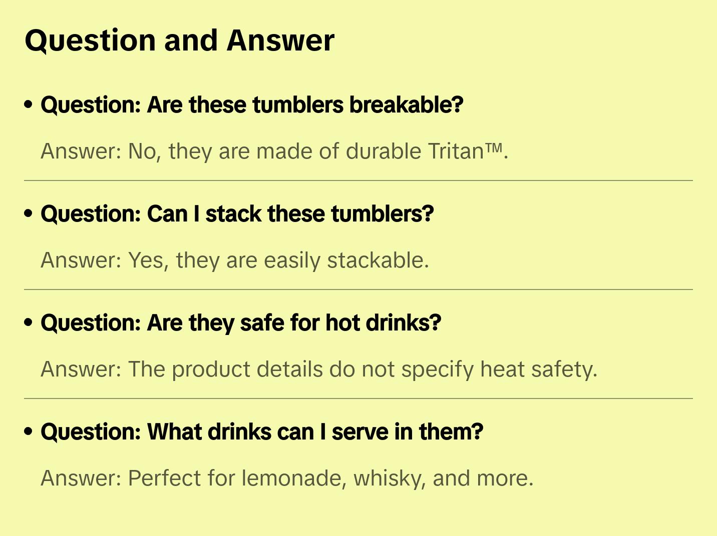 RESERVE 12oz Fluted Tumbler Tritan™ Copolyester Glass