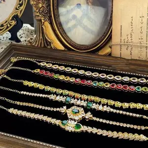 Jovi--A21--High Standard Luxury Sparkling 18k Gold & Silver Plated Zircon Bracelets/Bangles