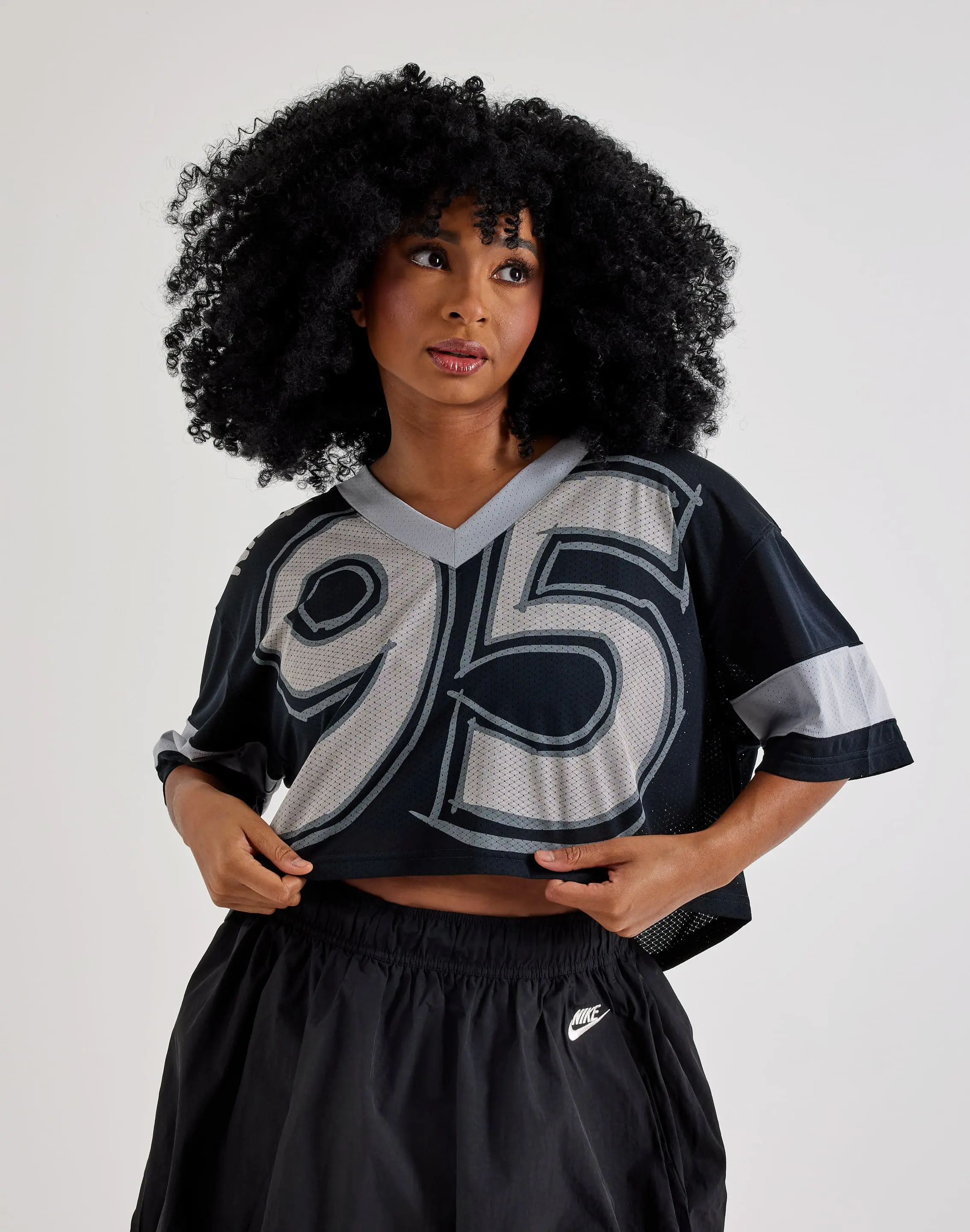 Womens Nike Oversized Cropped Jersey