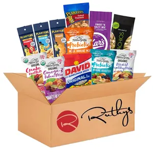 Ruthy's Outlet Nuts Snack Variety Packs - Mixed Nuts and Trail Mix, Healthy Snacks Care Package (32 Count) Protein