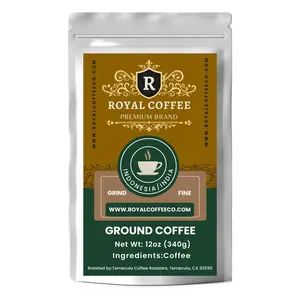 Royal Indonesia/India Freshly Roasted Single Origin Coffee, (Indonesia/India) (Espresso)