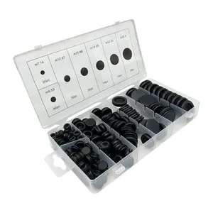 170pcs Boxed Single-Sided Rubber Wire Protection Rings, Output Ring Overwire Seal Set, Durable & Secure Cable Protectors