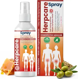 Herpes Genital Treatment | Fast-Acting Relief Spray | Soothes Sores, Itching & Burning | Natural Botanical Formula | Symptom Care