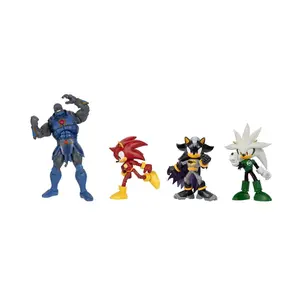 DC x Sonic the Hedgehog 5" Action Figure Multipack Power vs Speed