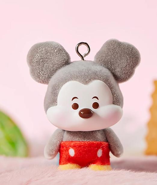 Disney Mickey Mouse Family Cha cha Series Blind Box Keychain，Soft Plush Keychain Bag Accessory For Girls Women Fans, Collectible，Pendant Gift,Unbox Mickey, Minnie, Donald & More Cute Pals