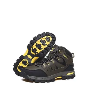 Men's outdoor hiking shoes, waterproof, wear-resistant, anti slip sports shoes, professional off-road running shoes, Outdoor Hiking Boots