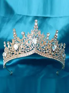Luxurious Leaf Palace Bride Princess Crown, Perfect for Weddings, Stage Shows, Birthday Gifts, Elegant Party Accessory