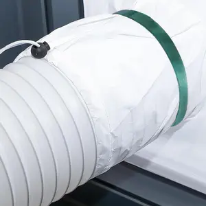 Window Seal Strip, Portable Air Conditioner & Dryer Fabric Accessory, Aircon Accessories, Universal Dual Tube Window Sealing Strips for Every Portable Ac Unit, Window Air Conditioners