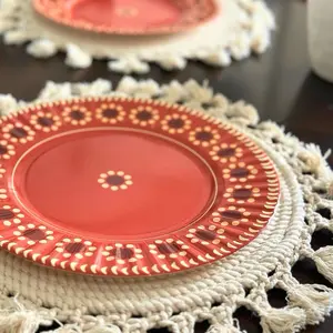 La Bonita Vida Paper Plates Clay Style Disposable Mexican 10" Plates