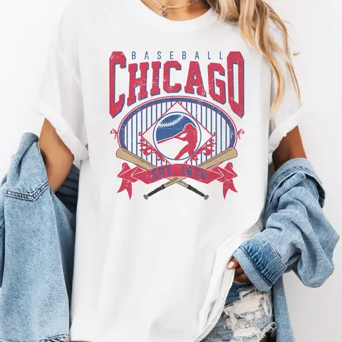 Vintage Baseball Graphic Tee Sports Baseball Player Tshirt Game Day T-Shirt Ballpark Baseball Top Unisex Sports Game Shirt